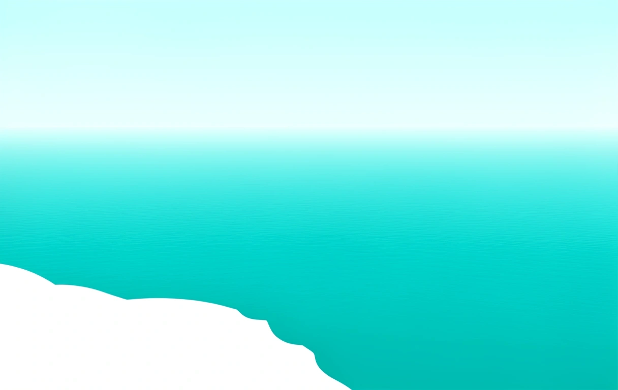 The calm horizon of the Aegean sea